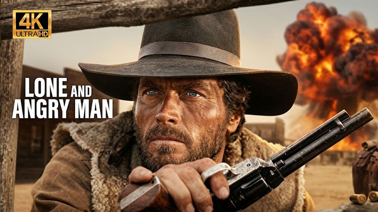 Lone and Angry Man | Western Movie | 4K Full Movie