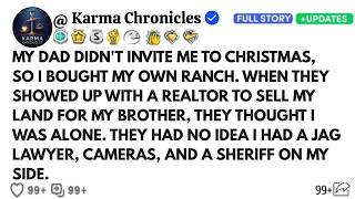 My Dad Didn't Invite Me To Christmas, So I Bought My Own Ranch. When They Showed Up With A Realtor..