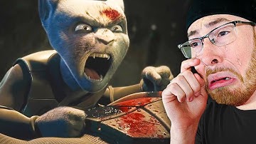 Reacting to the SADDEST Animations - Try NOT To CRY Challenge