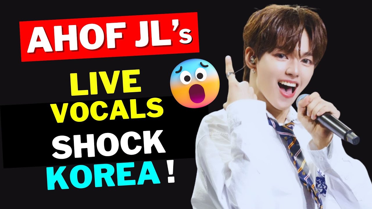 Живой вокал AHOF JL шокировал Корею!!!