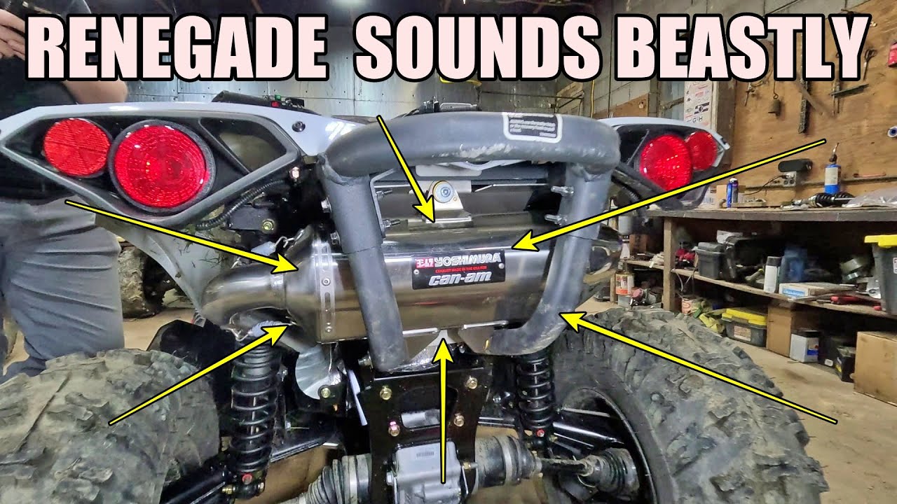 Dan's Can Am Renegade 1000 gets Yoshimura exhaust