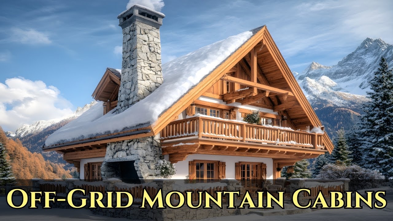 Living Off the Grid Innovative Self Sustaining Cozy Mountain Cabins ...