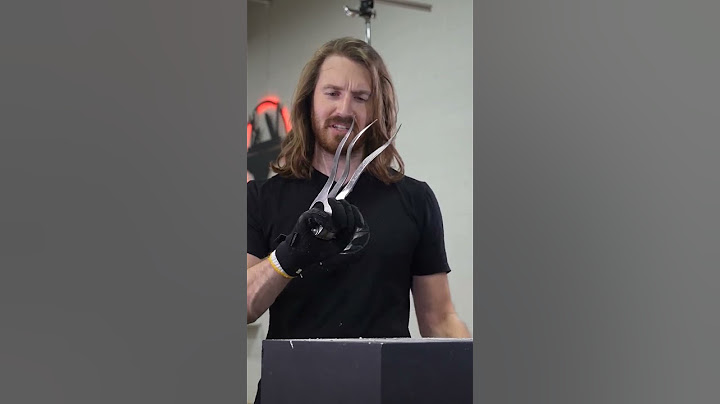 We built self healing Wolverine claws! 😨 #marvel #wolverine #engineering #science #superhero