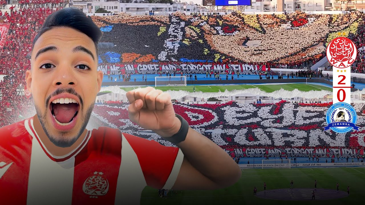 بالروح نفديك يا وداد 💪🏻❤️ - دوبل تيفو وكراكاج خيالي للوينرز 🤯🔥 - VLOG WYDAD