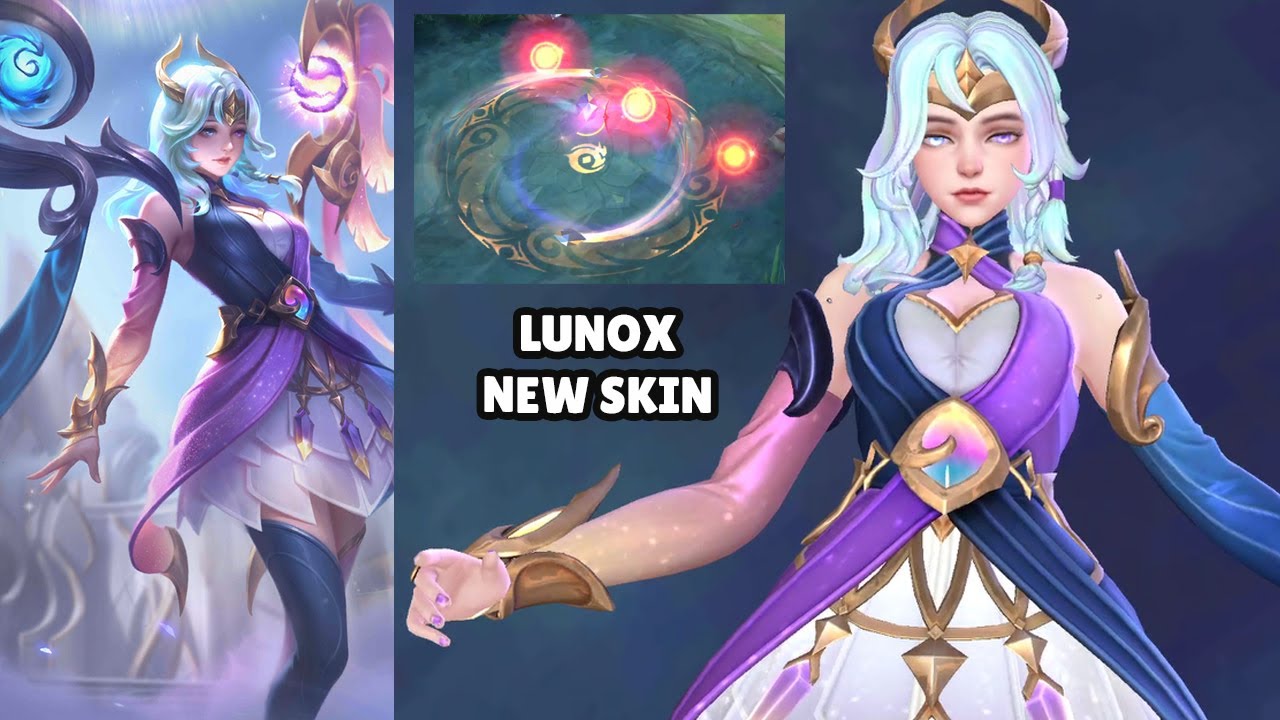LUNOX DAWN REVELATION SKIN GAMEPLAY MOBILE LEGENDS NEW SKIN
