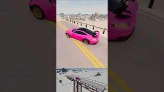 what car will fly over the bridge #beamng