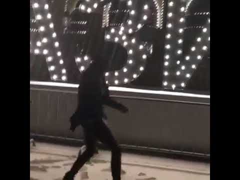 High heels on snow (no traction)