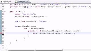 Java Programming Tutorial   69   Drop Down List Program