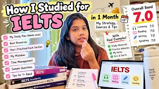 I Got IELTS Band 7 in Just 1 Month! 😱 | My Strategy, Study Plan & Resources