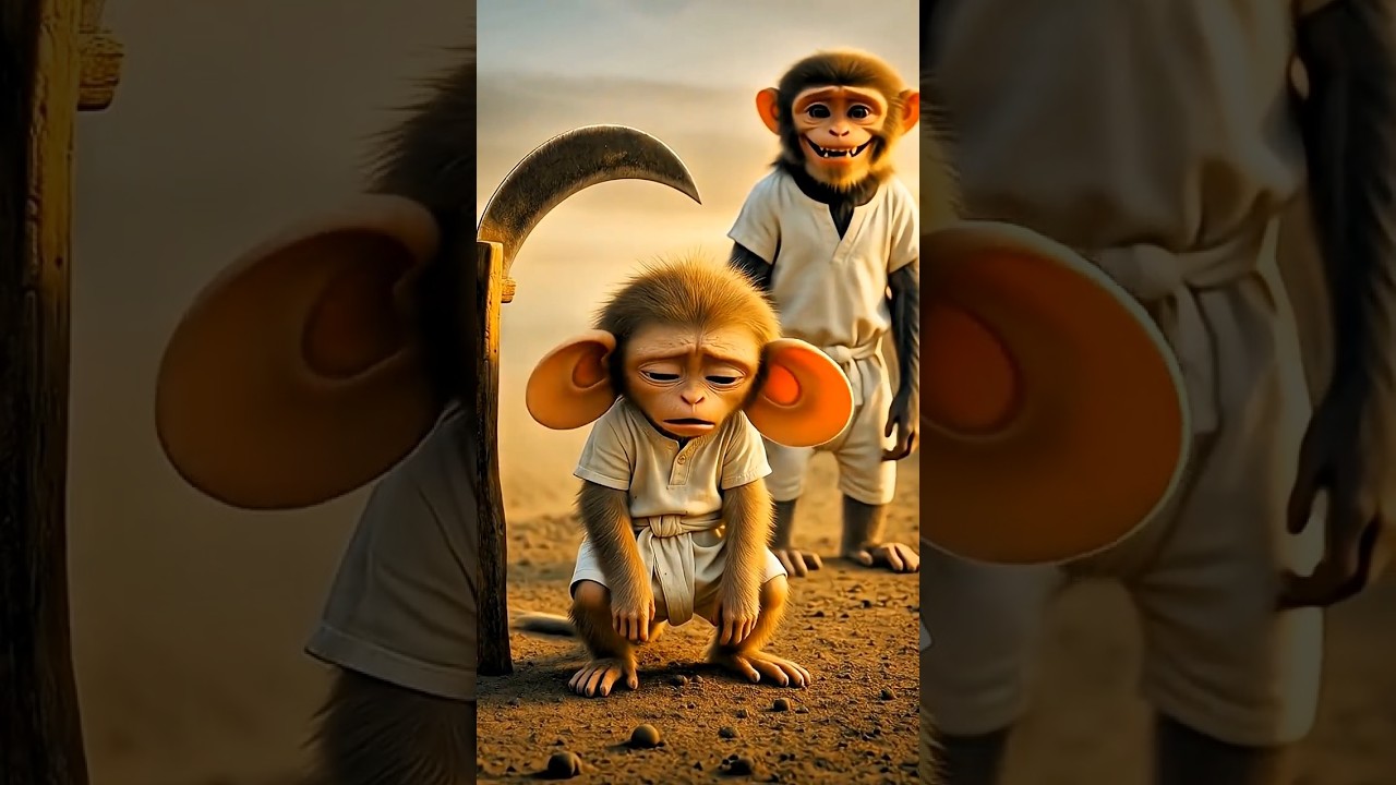 The Little Monkey's Burden💔