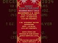 DECEMBER DEALS ALL MONTH LONG! #merrychristmas #gold #silver