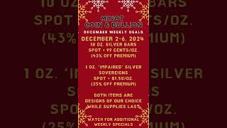 DECEMBER DEALS ALL MONTH LONG! #merrychristmas #gold #silver