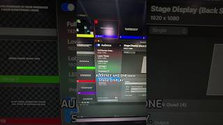 How do you show lyrics in ProPresenter on the front screen and back screen at the same time