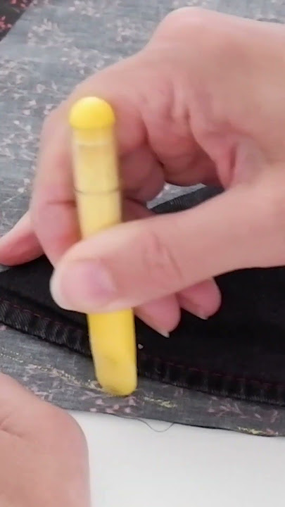 FIX Holes in Jeans in 5 Minutes or Less