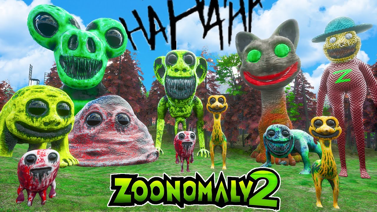 Zoonomaly 2 - ALL MONSTERS BIG AND SMALL - ALL JUMPSCARES vs MOBILE vs ...