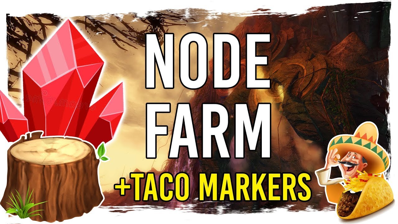 Guild 2 - Rich Nodes and Gardens Farming with Markers - YouTube