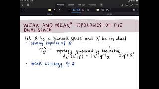 UPB Math 237 LEC10B Weak-⭑ Topologies