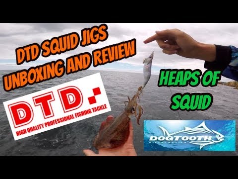 Unboxing, Test & Review of DTD squid jigs, Ep027 