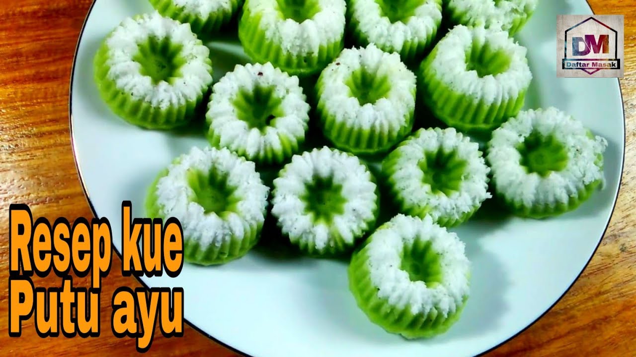 Resep Kue Putu Ayu KukusEnak & Praktis!!! - YouTube