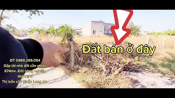 bán Đất vườn mặt tiền đường ô tô thông tứ hướng. thị trấn Cần giuộc Long An giá 1 tỷ 5