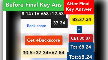 Ballari |After Final Revised Key answers |Drastic change in %|increase in 3 marks