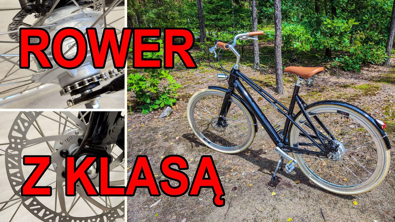 Rower retro z napędem elektrycznym. Foride C1