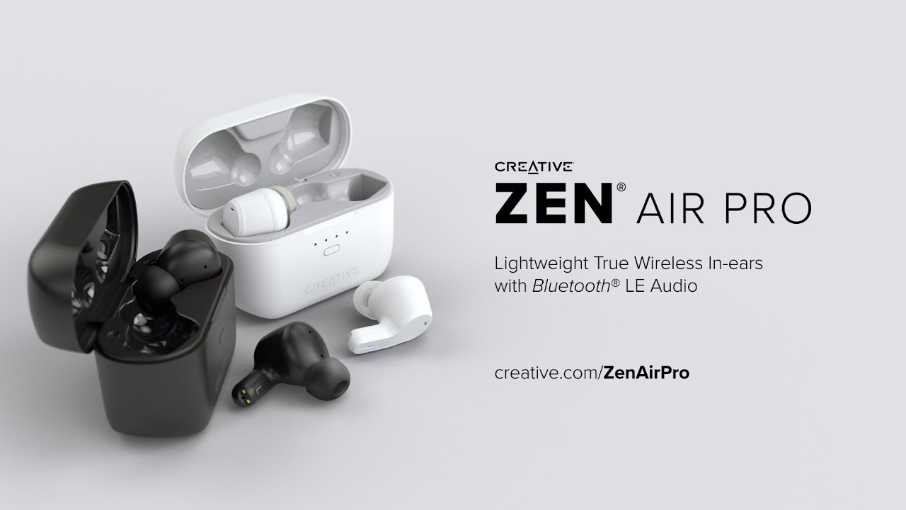 Creative Zen Air Pro – Lightweight True Wireless In-ears with Bluetooth LE Audio