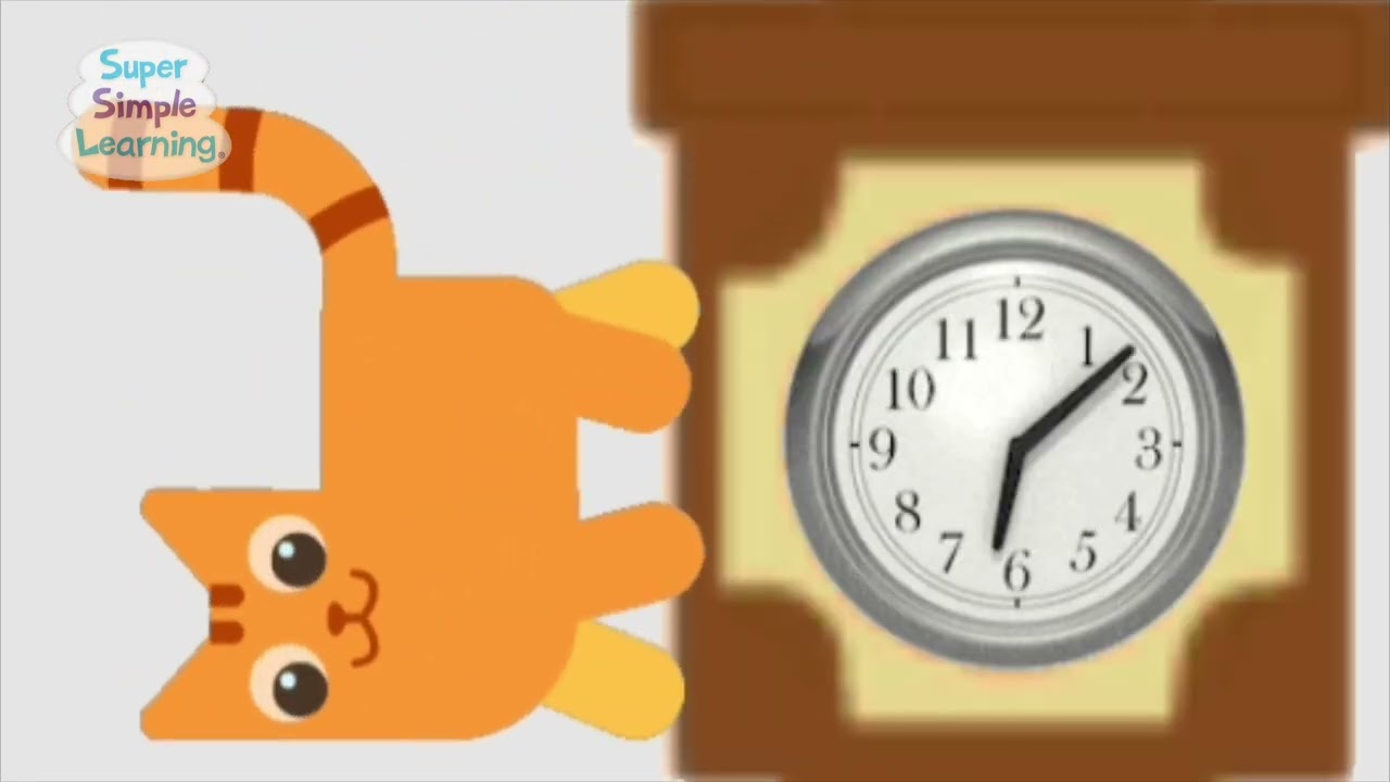 Hickory dickory dock with hippo super simple songs