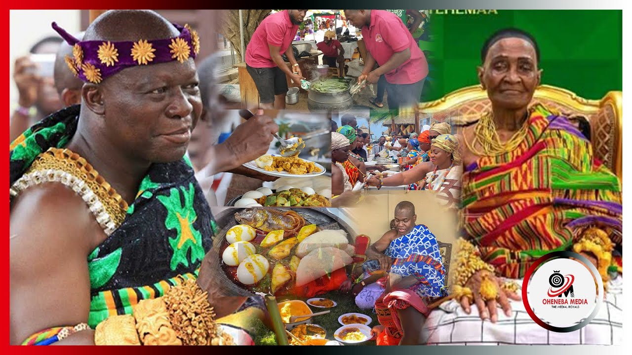LIVE:Alot Of Local Foods Been Prepared@ Manhyia Ahead Otumfuo 25th Celeb. As King Come To Support..