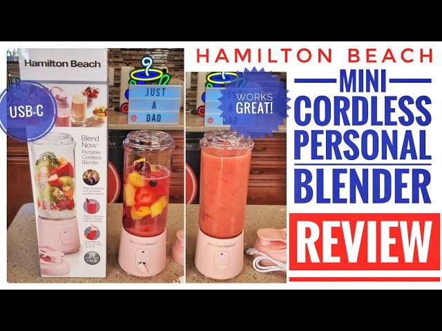 Hamilton Beach 51182 Blend Now Portable Cordless Blender