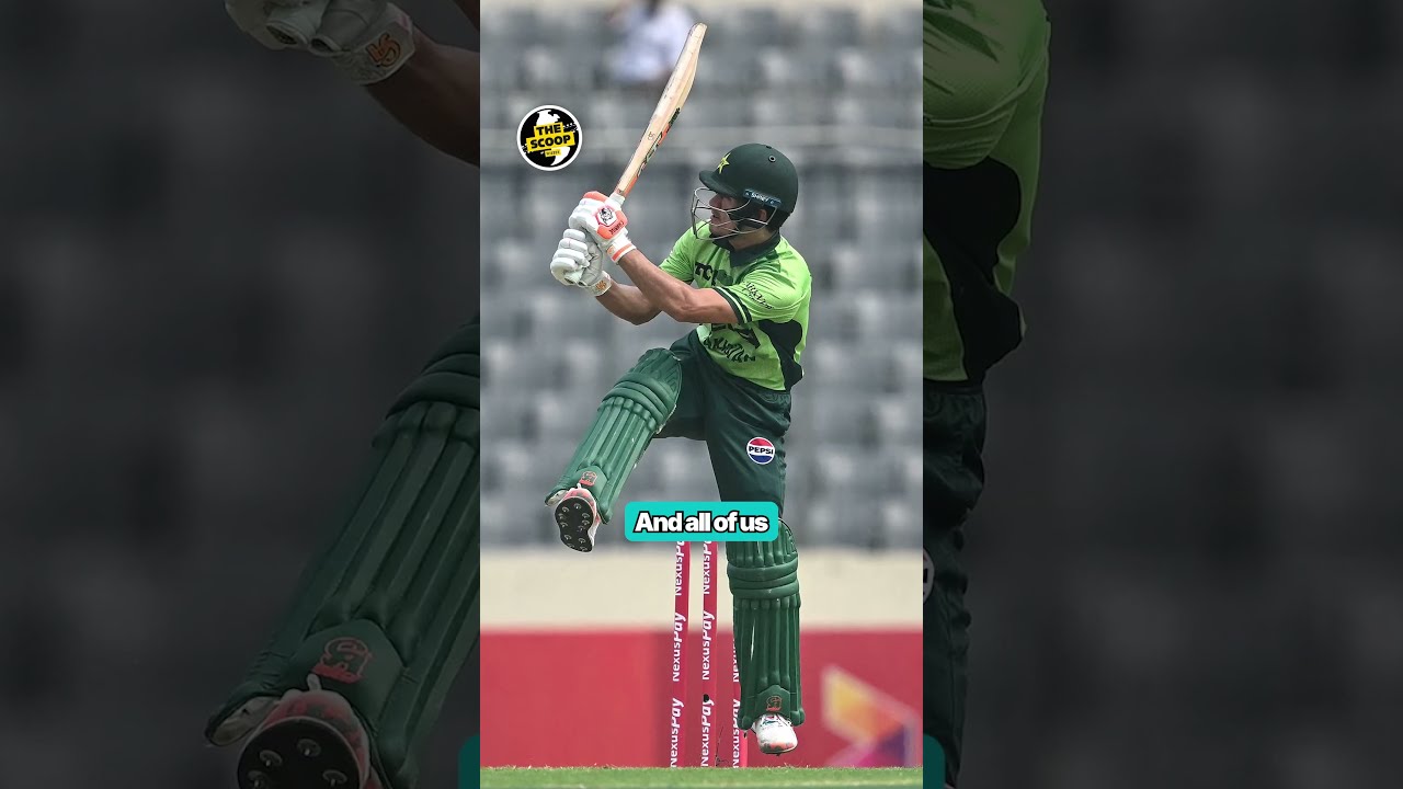 Maaz Sadaqat has announced himself at the top of the order for Pakistan 💥🇵🇰