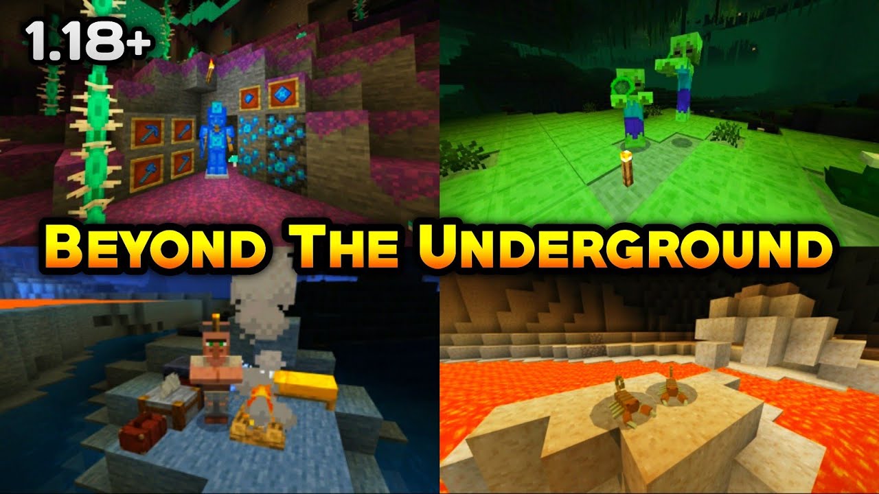 New structure !! | Beyond The Underground - Addon (Minecraft Showcase ...