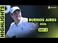 Fonseca Battles Tabilo; Cerundolo &amp; Berrettini in Action | Buenos Aires 2026 Highlights Day 3