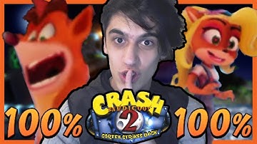 2ND SECRET ENDING | 100% Crash 2 N.Sane Trilogy PS4 BONUS EPISODE 🍎