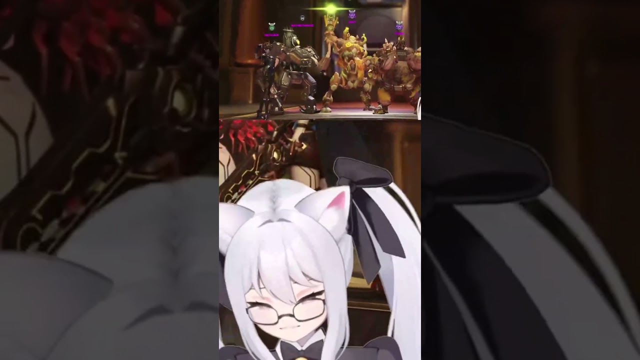 Sneaking For The Win- #vtuber #overwatch #shorts