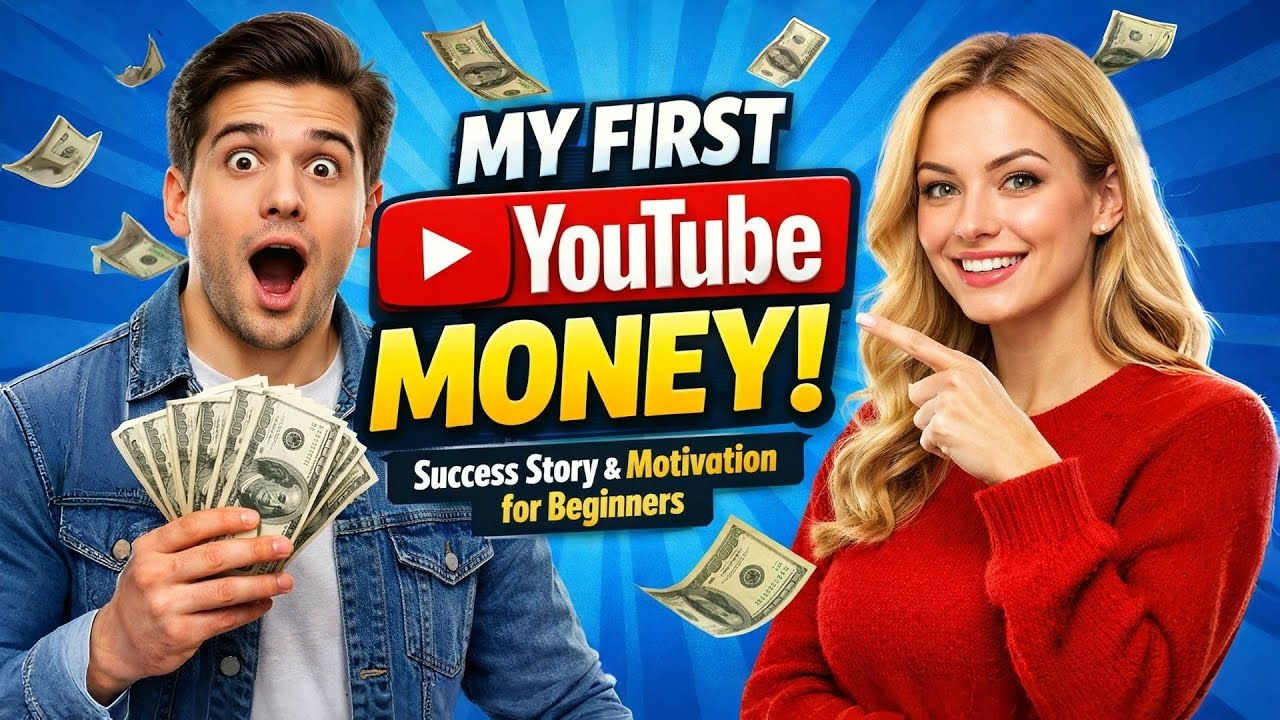 Первые деньги, которые я заработал на YouTube | Моя история успеха на YouTube и мотивация для нов...