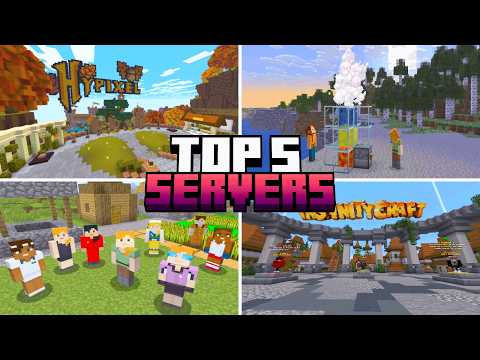 Top 5 INSANE Minecraft Servers To Join! - Java & Bedrock