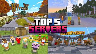 Top 5 INSANE Minecraft Servers To Join! - Java & Bedrock