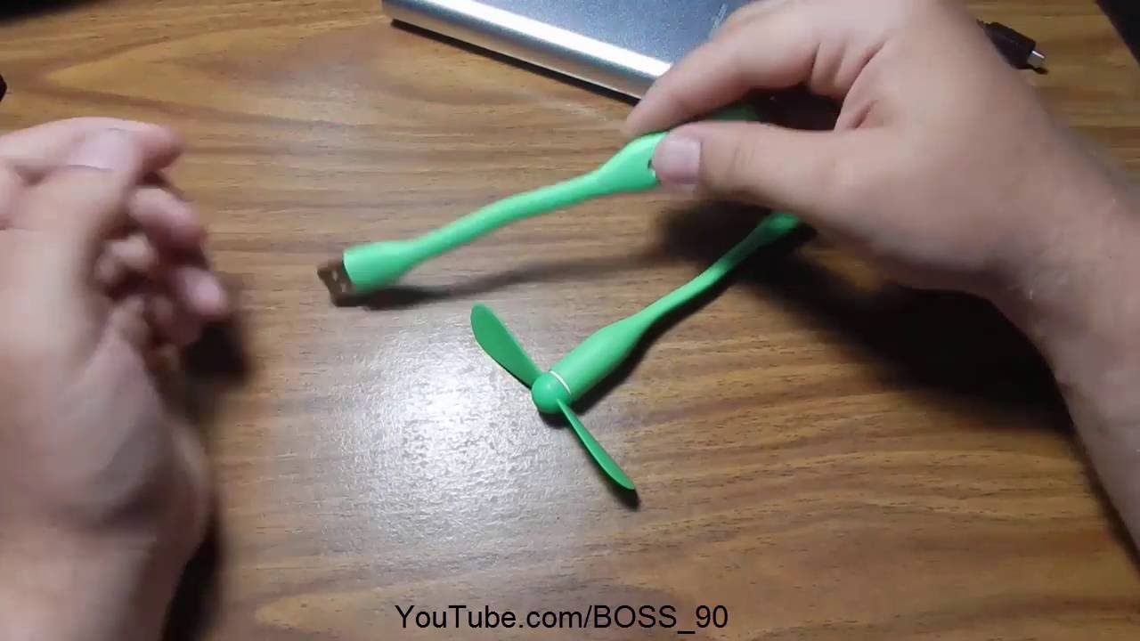 Посылка с AliExpress USB Вентилятор и USB Led фонарик копия Xiaomi