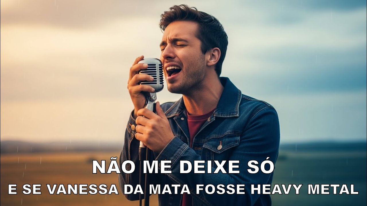 NÃO ME DEIXE SÓ (Vanessa da Mata) - Versão HEAVY METAL Brasileiro | Cover Pesado (Voz Masculina)