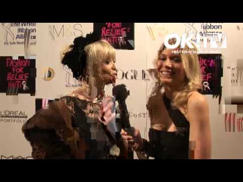 OK! TV Backstage interviews at Naomi Campbell's Fa...