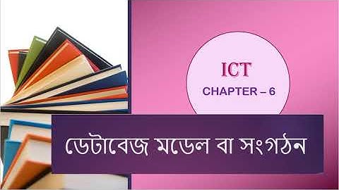 Database Model ( ডেটাবেজ মডেল বা সংগঠন )