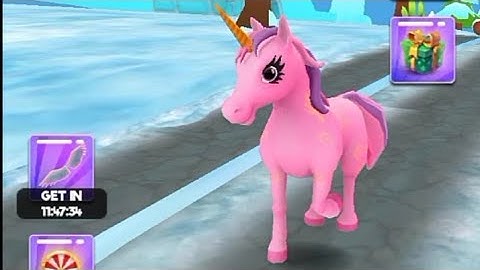 Unicorn Runner 3D 🦄🦄 game play All levels