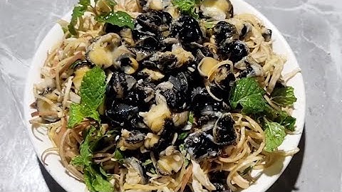 Cách làm gỏi ốc bắp chuối giòn ngòn thấm nước sốt chua ngọt