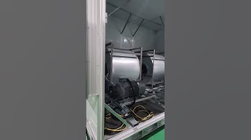 Inside parts of air handling unit #hvac #ahu #airhandlingunit