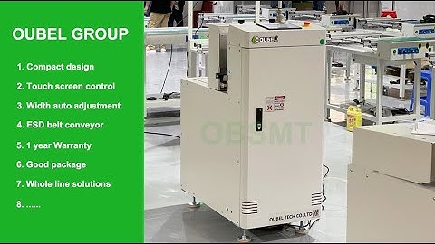 OUBEL PCB Push-up Stacker Destacker for loading unloading bare boards in SMT line