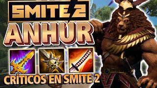 SMITE 2 - ANHUR ADC - A VER ESOS CRÍTICOS EN SMITE 2!!!