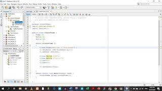 Awt (Button) program in Java Netbeans