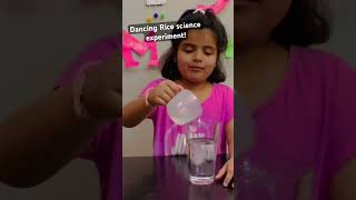 Dancing Rice science experiment for kids! #shorts #scienceexperiment #sciencetricks
