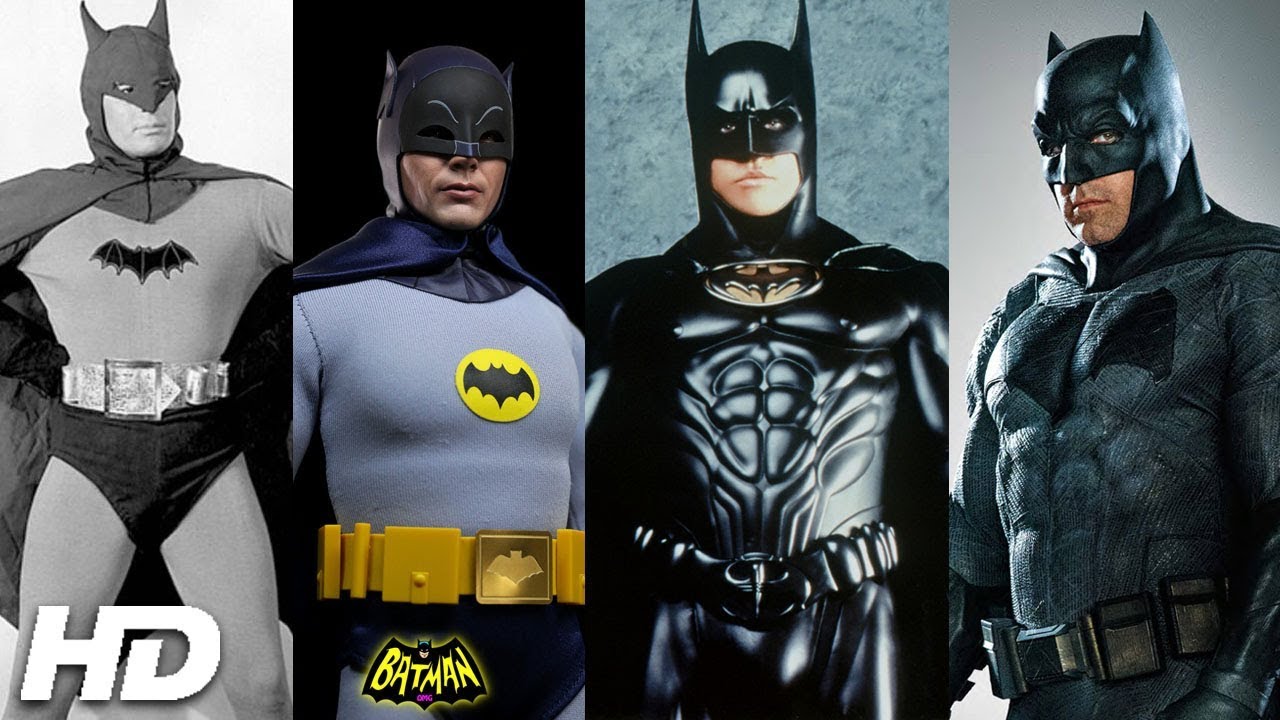 BATMAN - THE EVOLUTION (from 1943 to 2018) 